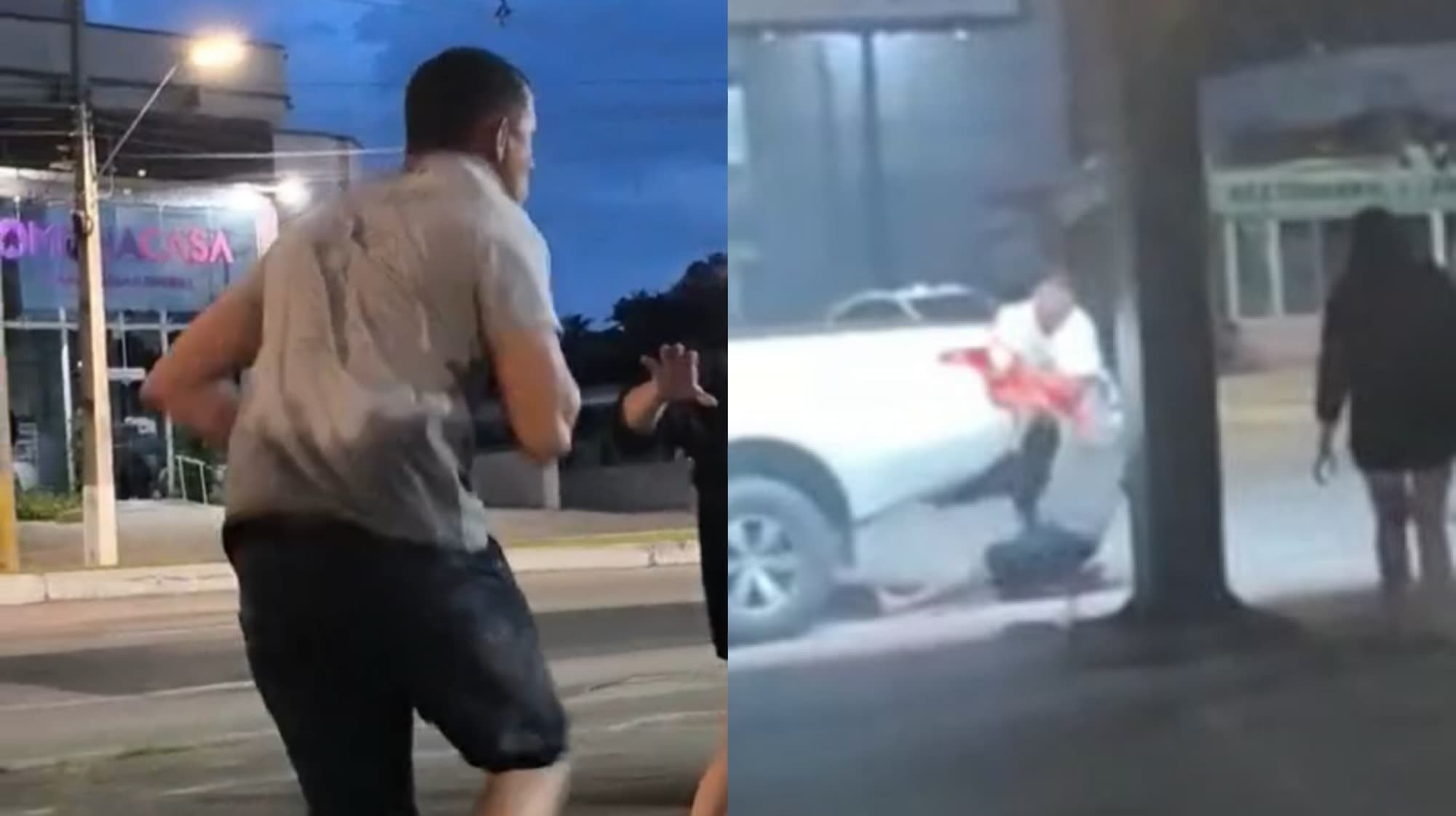 “Na primeira gingada o Cleiton puf”: briga de rua em SC tem desfecho inusitado