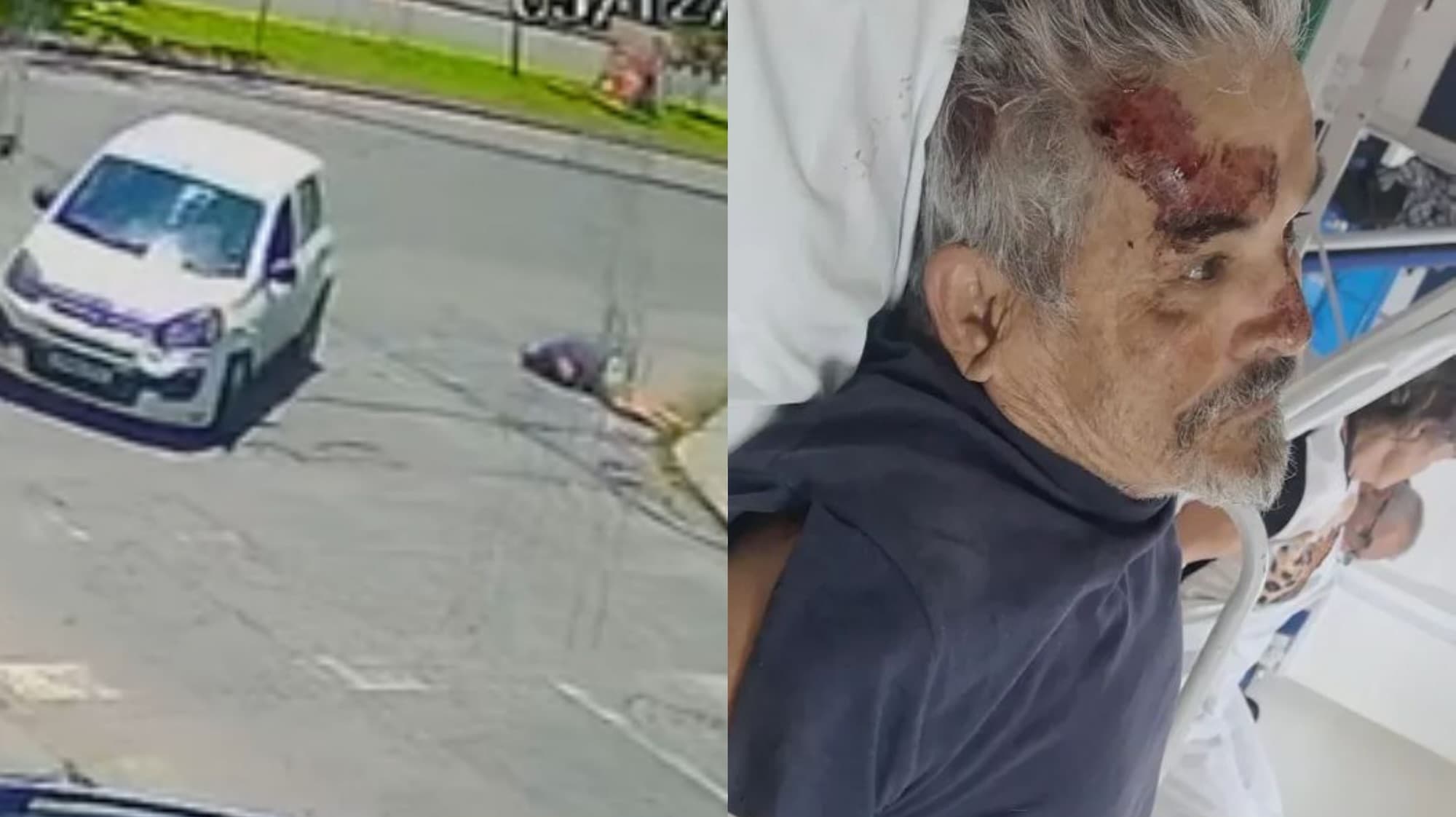 “Me olhou feio”: jovem de 22 anos é preso após quase matar idoso em Joinville