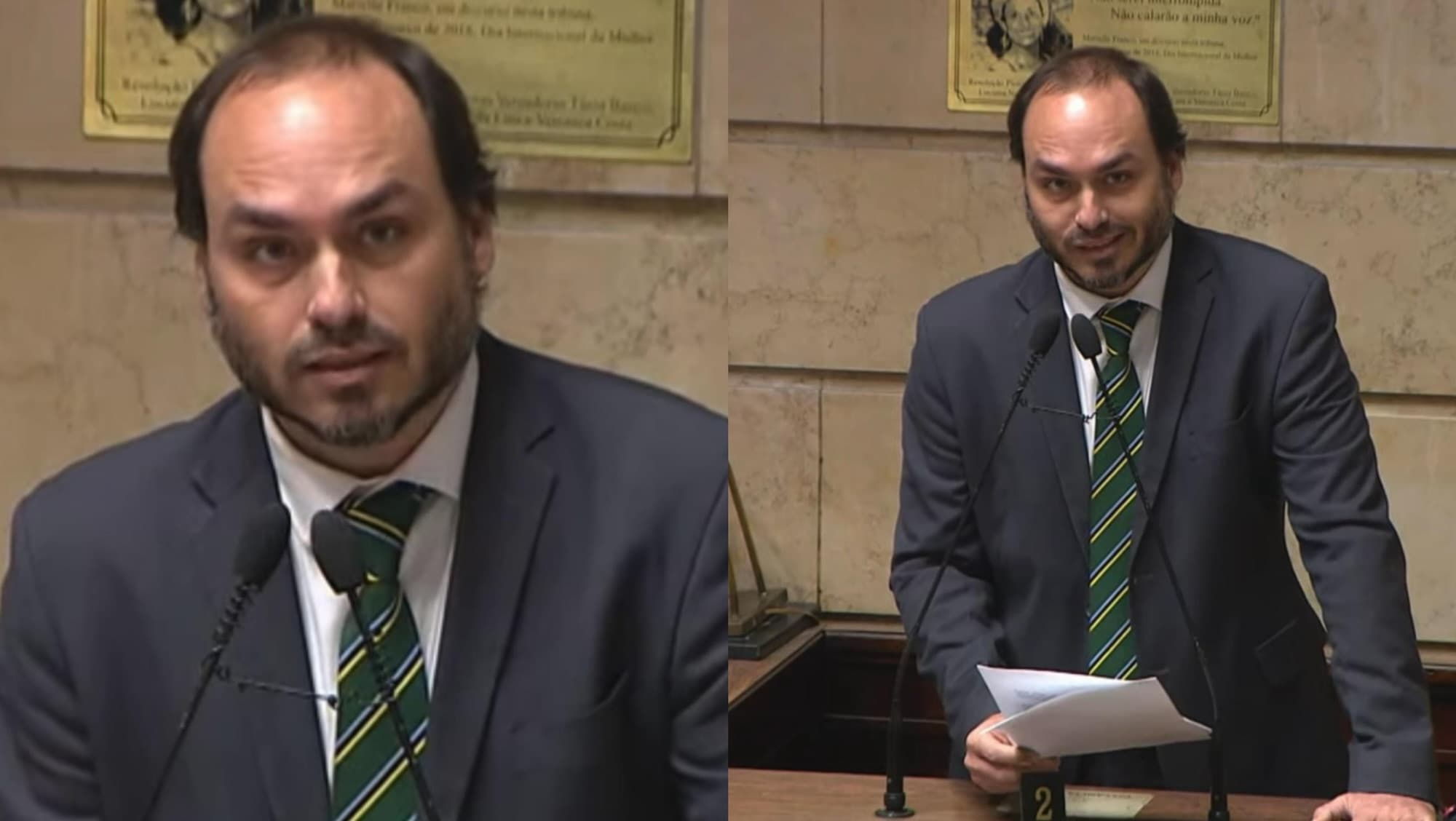 “Não é uma fuga”: Carlos Bolsonaro renuncia no RJ para “atender ao chamado” em SC