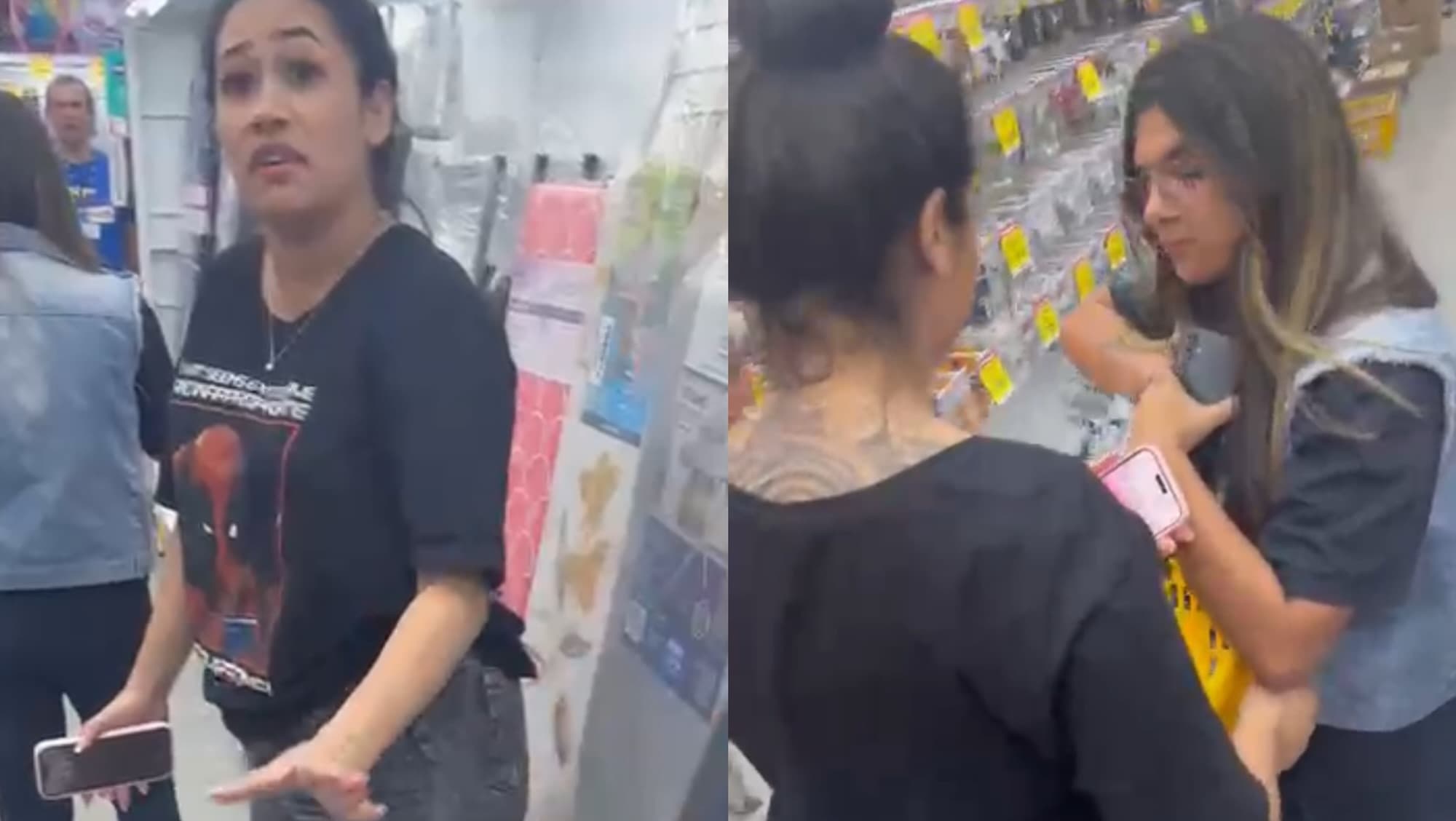 Pegas no flagra em loja de Penha, mulheres debocham de quem filmava: “tô grávida”