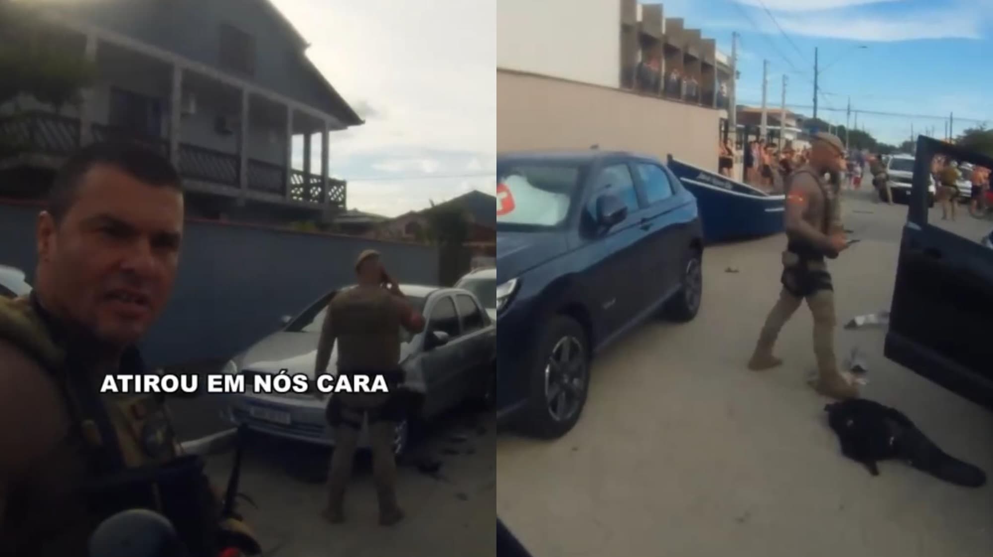 Criminoso neutralizado ao reagir contra a PMSC em Joinville era de SC e tinha ficha extensa
