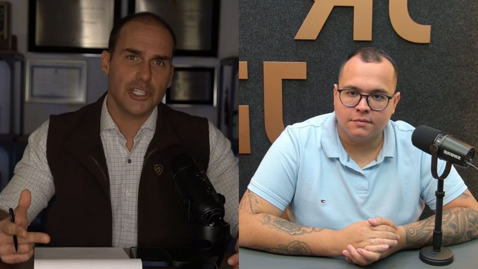 Exclusivo: em entrevista ao JR, Eduardo Bolsonaro crava Jorginho reeleito e Flávio presidente