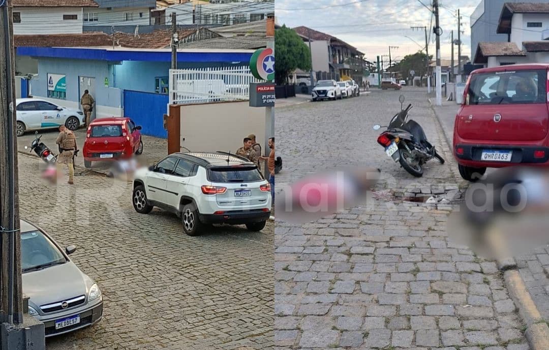 Homem mata mulher a tiros em frente a pelotão da PMSC e depois atira na própria cabeça