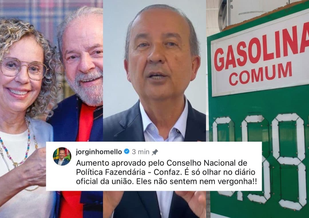 Jorginho rebate deputada do PT que culpou SC pelo preço da gasolina: “não sentem nem vergonha!”