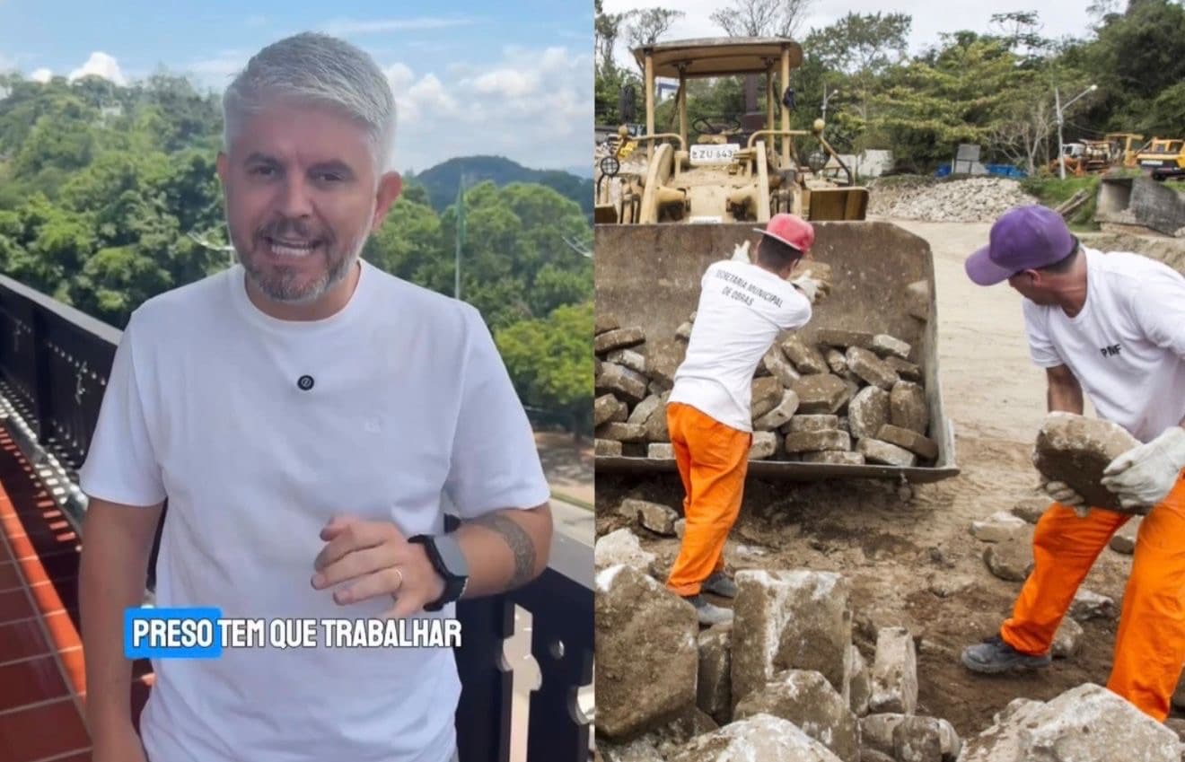 “Cadeia não é hotel”: prefeito de Blumenau vai botar presos para trabalhar em obras da cidade