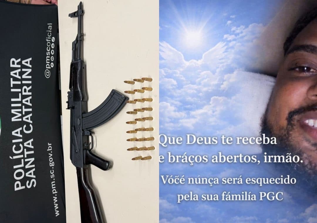 PMSC apreende fuzil AK-47 em operação que neutralizou traficante em Florianópolis