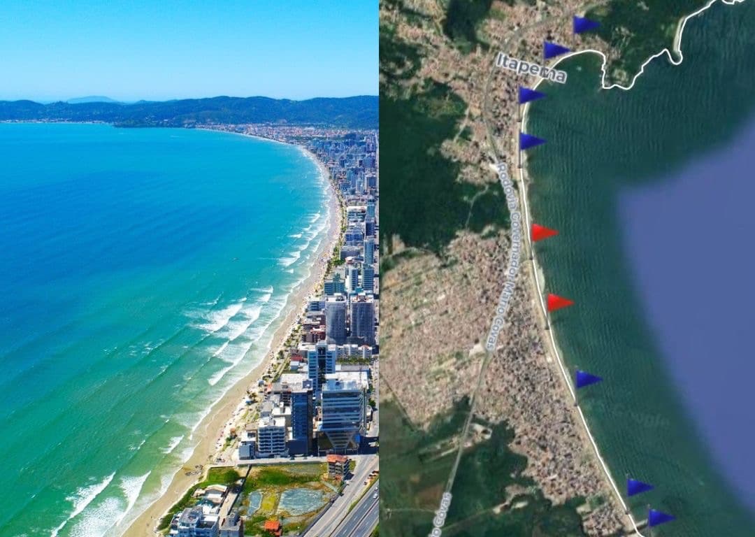 Após polêmica em Itapema, novo teste garante que maioria das praias está própria para banho