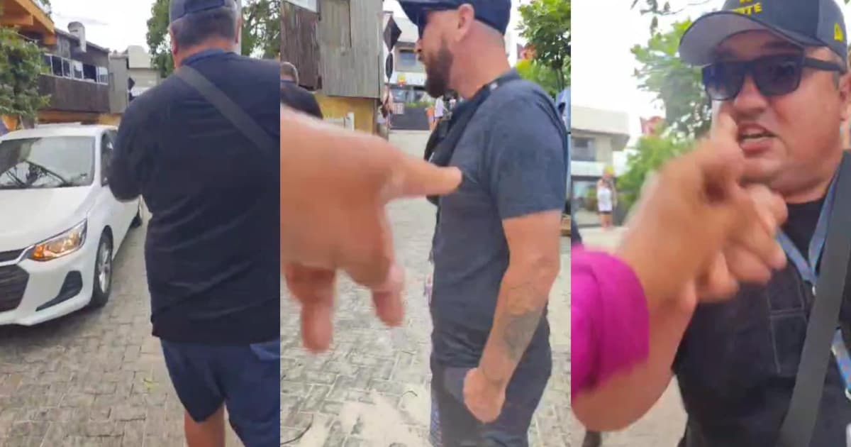 “Olha o tamanho do senhor”: confusão entre fiscais e ambulantes é registrado em Bombinhas