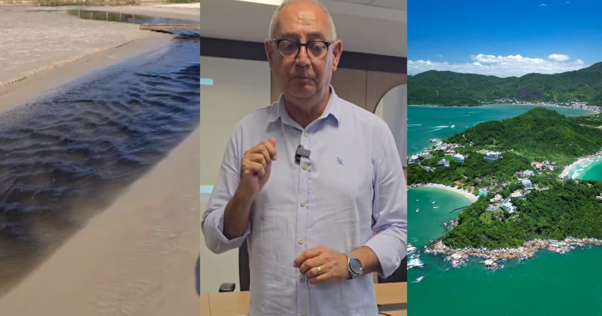 “Cagou com a praia”: Praia de Palmas, em Governador Celso Ramos, está 100% impropria para banho