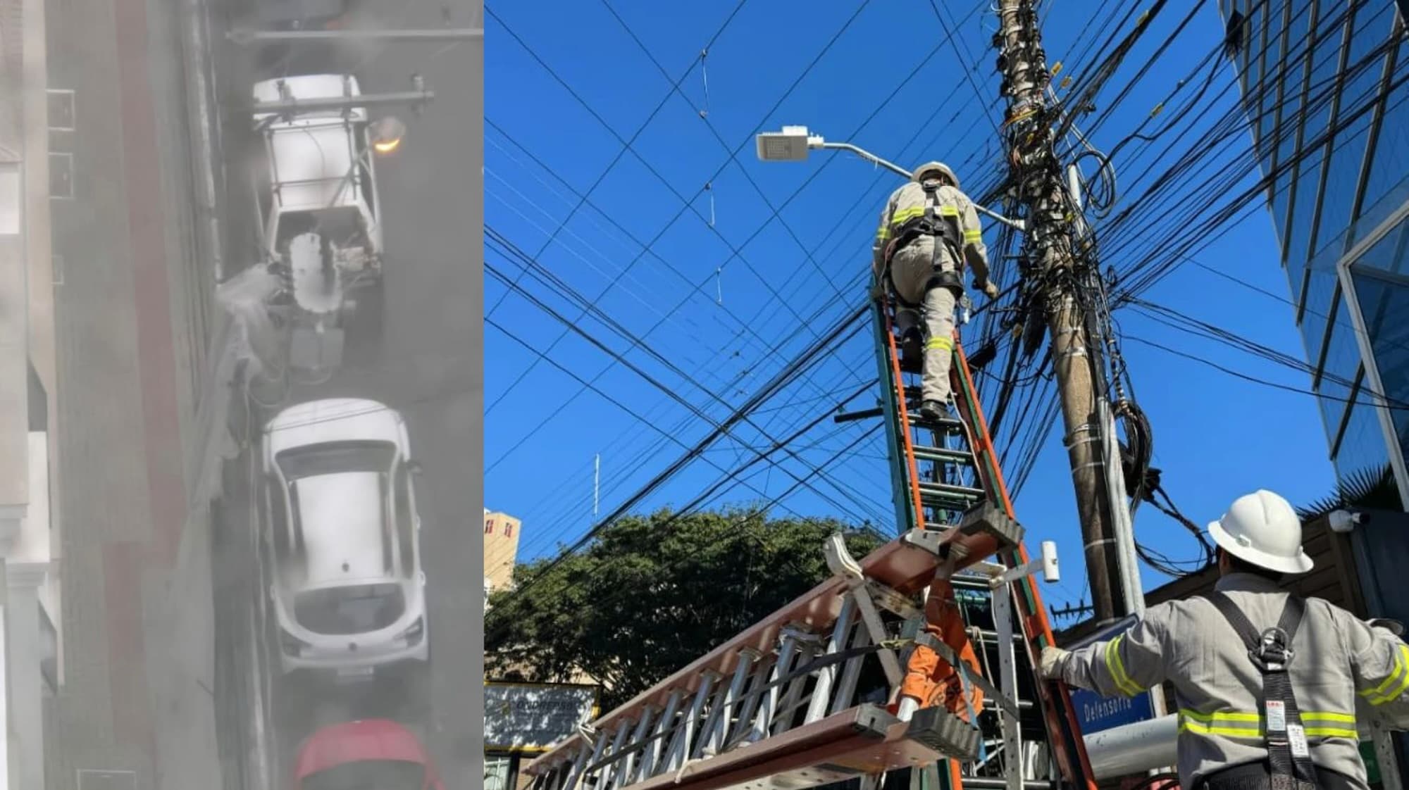 Chuva rápida deixa 13 mil residências de Itapema e Porto Belo sem energia elétrica