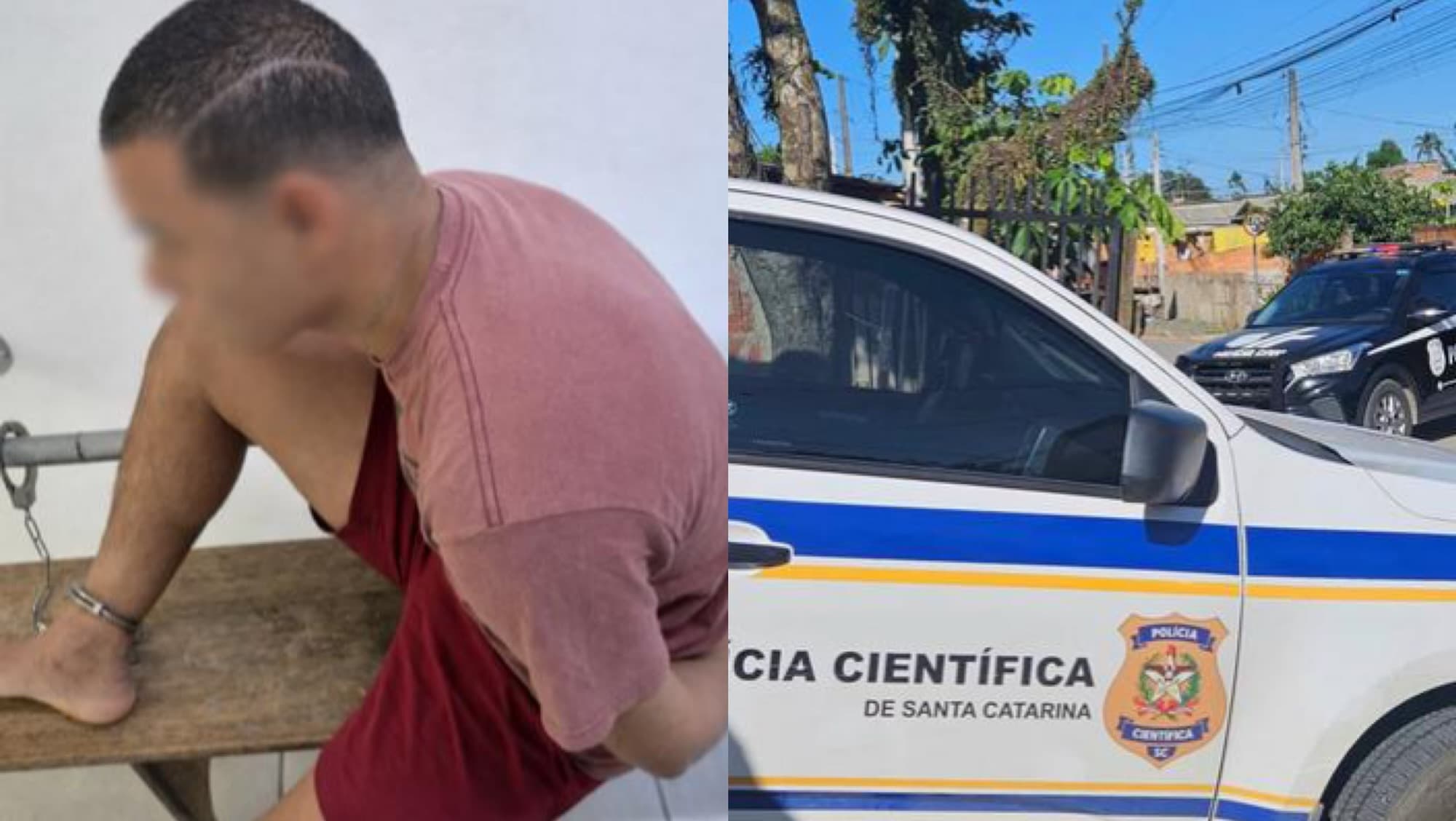 Criminoso com mais de 60 passagens policiais morre em confronto e comparsa é preso durante operação em SC