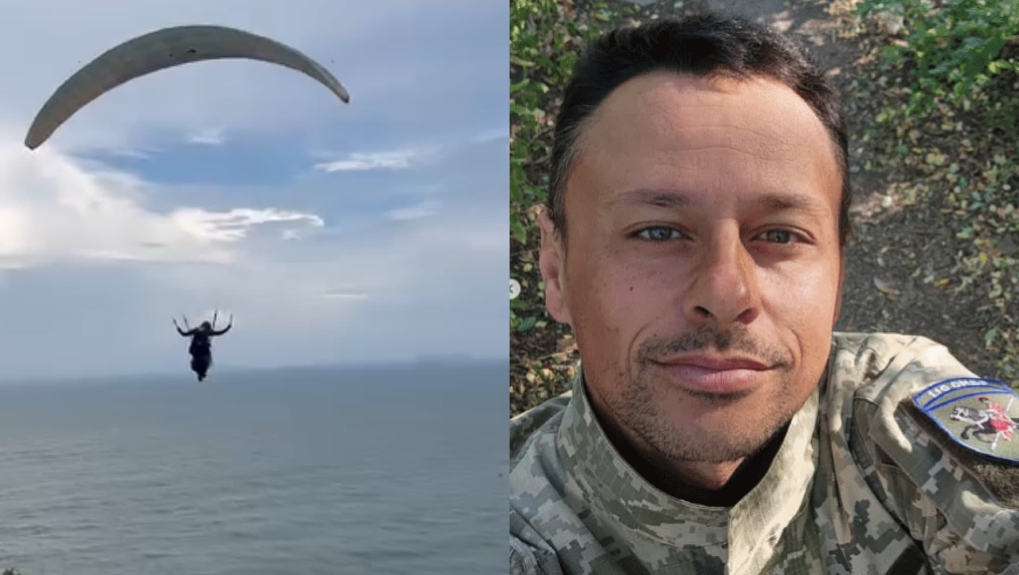 Imagens mostram últimos instantes de piloto de parapente que morreu em SC