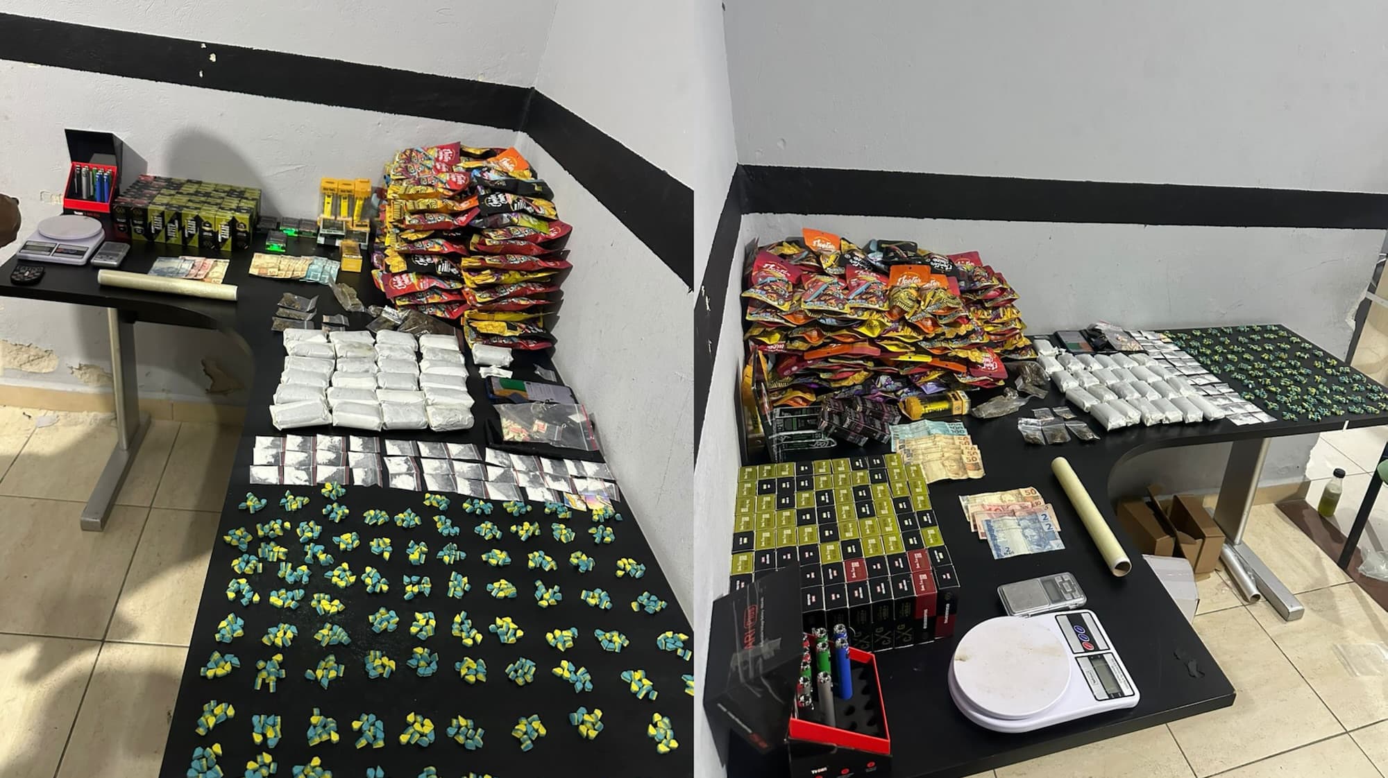Trio é preso com drogas sintéticas e munições durante operação em Balneário Camboriú