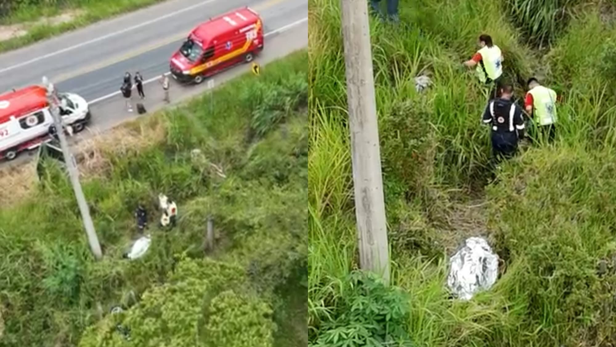 Idoso morre em grave acidente de moto na SC-410, no Vale do Rio Tijucas