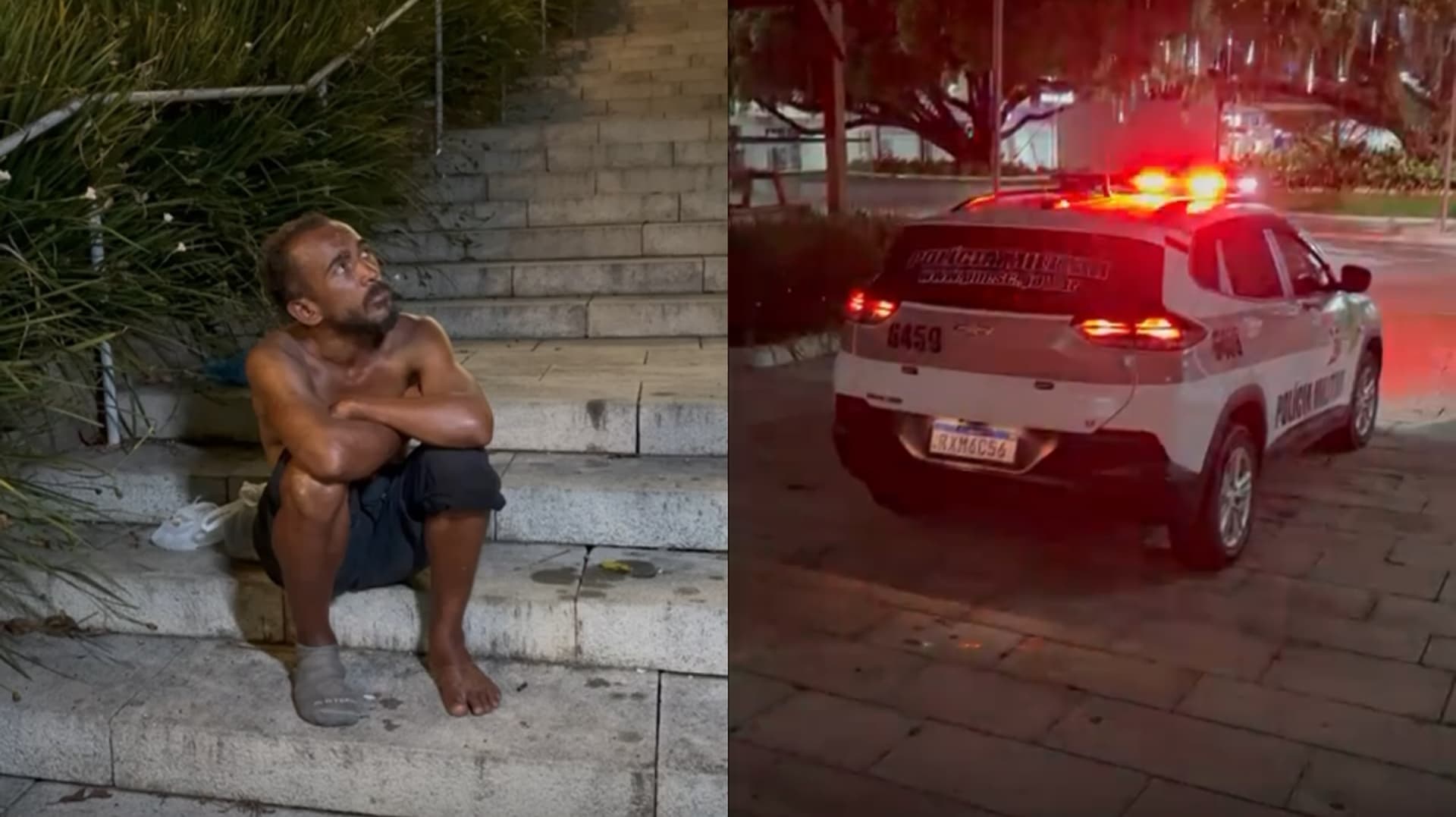 “Cabelo na boca”: morador de rua invade igreja e agarra criança em Brusque
