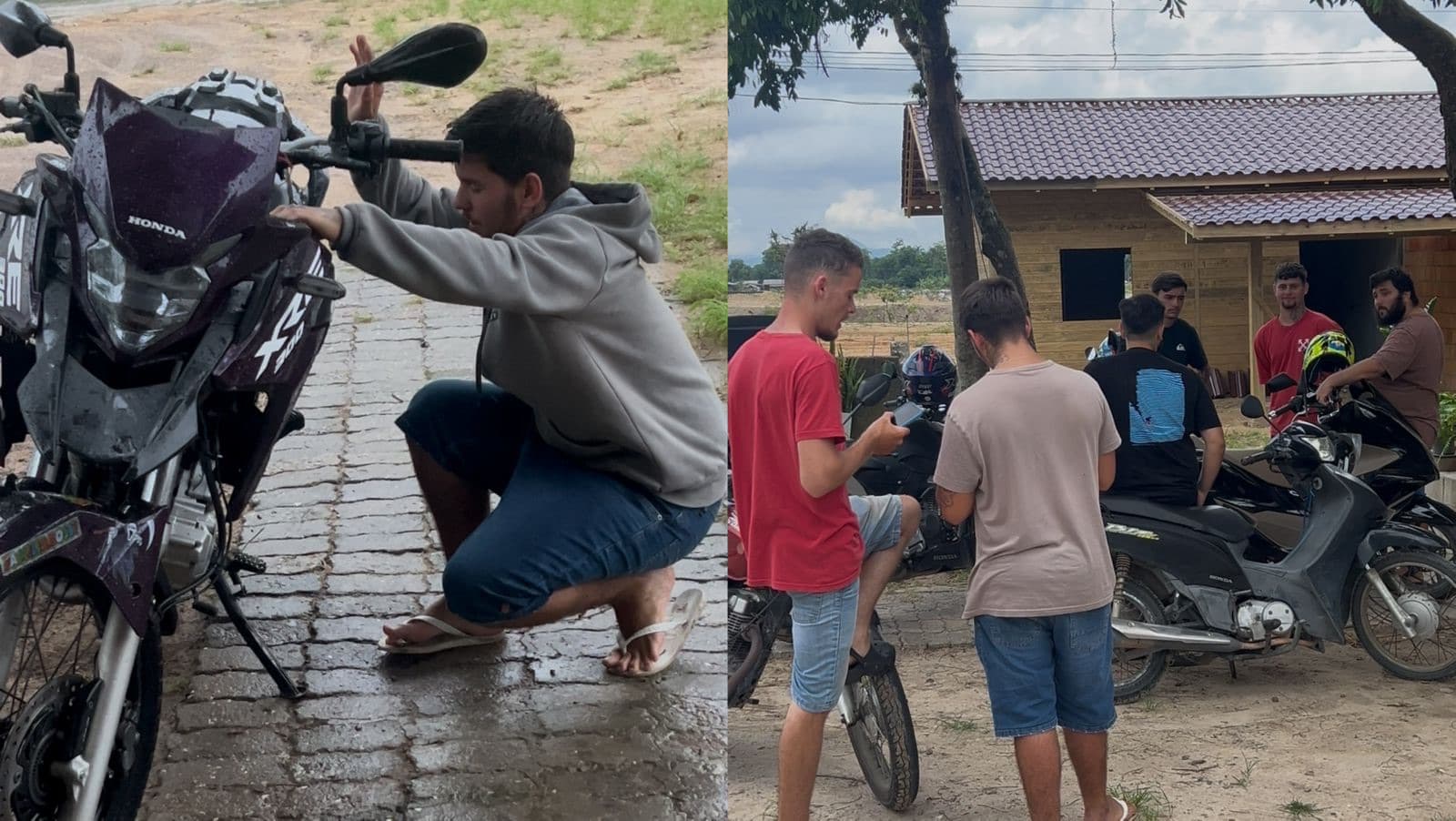 Motoboy agradece a Deus após colegas recuperarem moto roubada em menos de 24 horas em SC