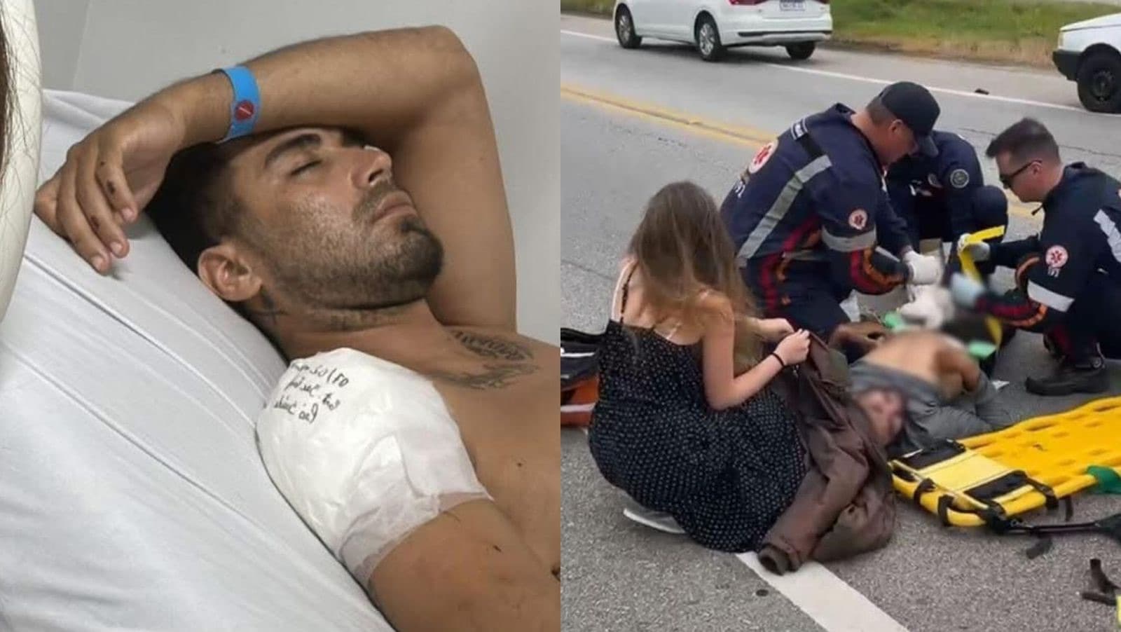 Motoboy sofre grave acidente e luta para não perder o pé