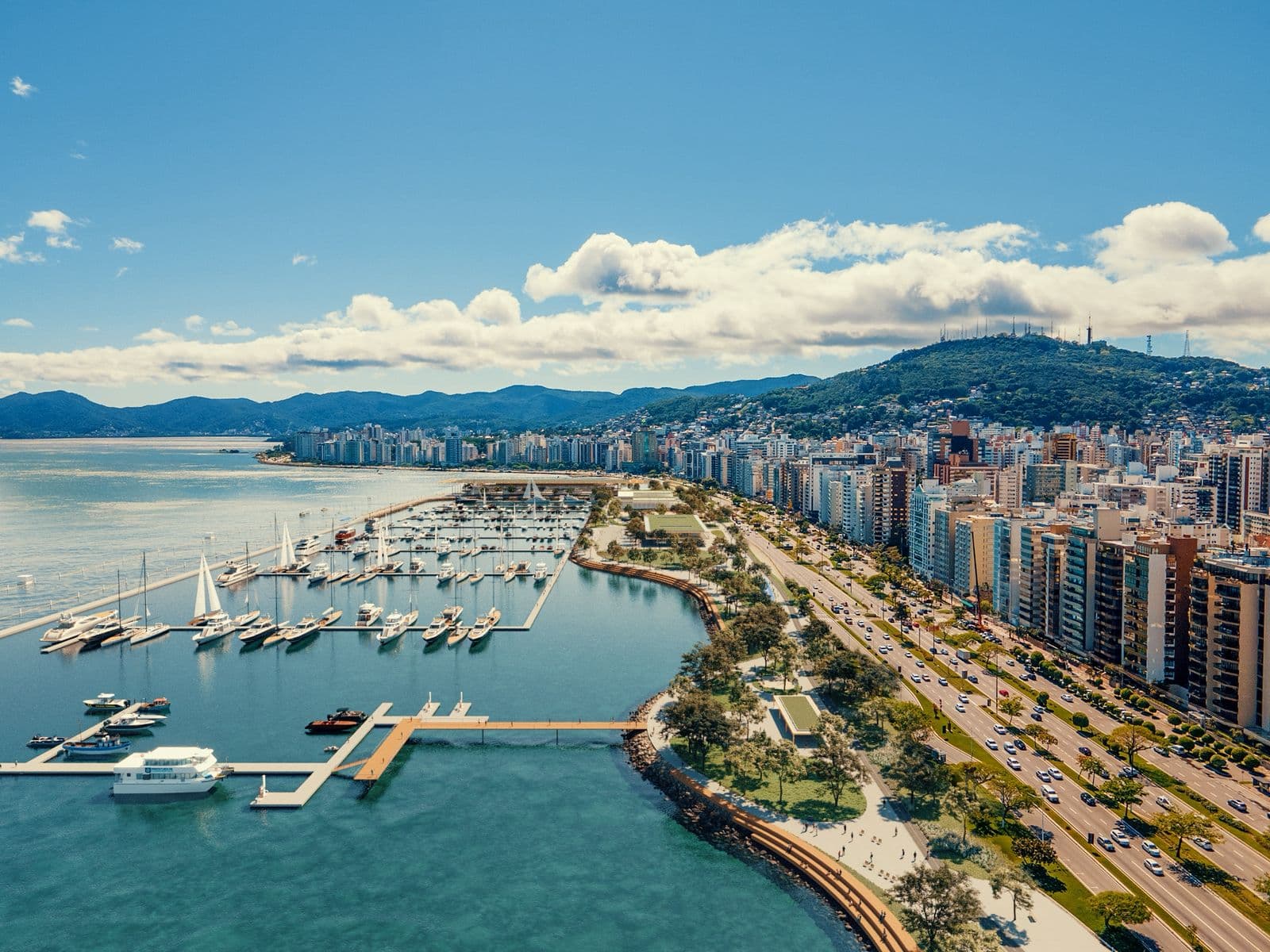É real: Florianópolis recebe licença e vai transformar a Beira-Mar Norte com parque gigante