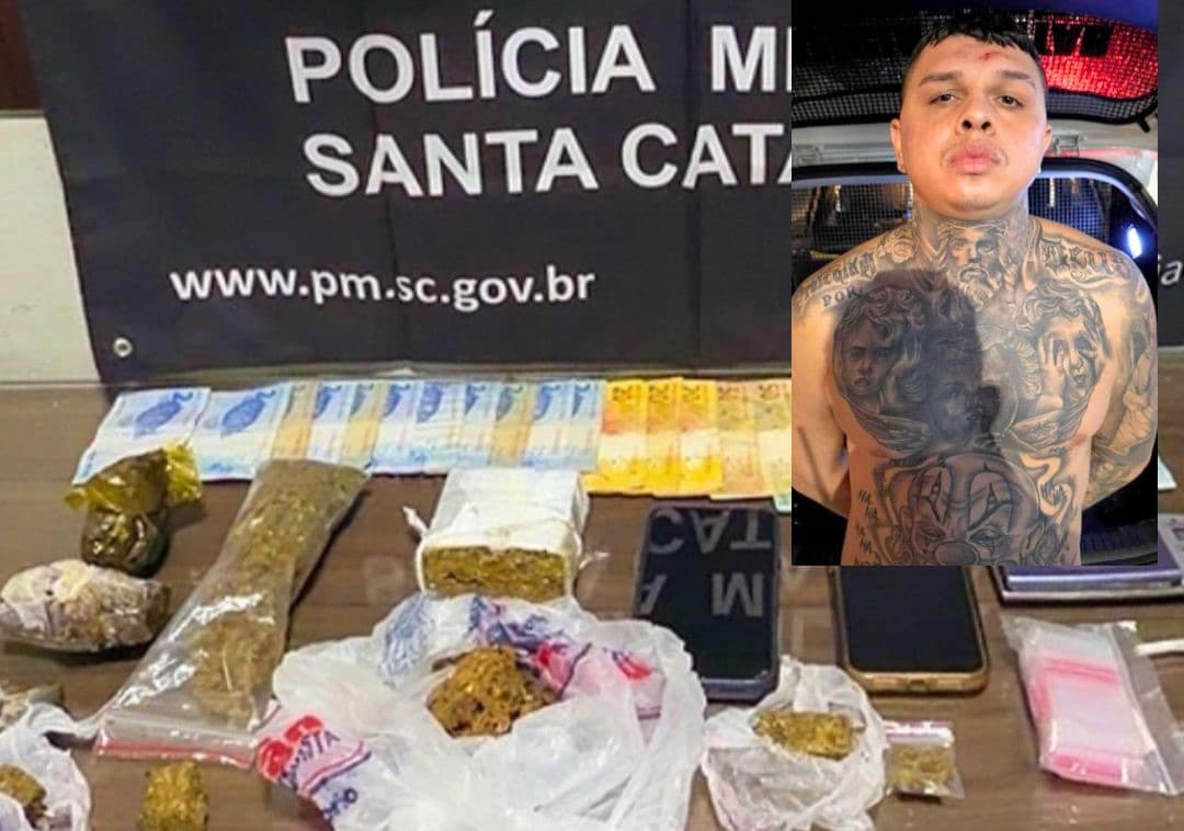 PMSC fecha o cerco em São João Batista e prende três suspeitos de tráfico