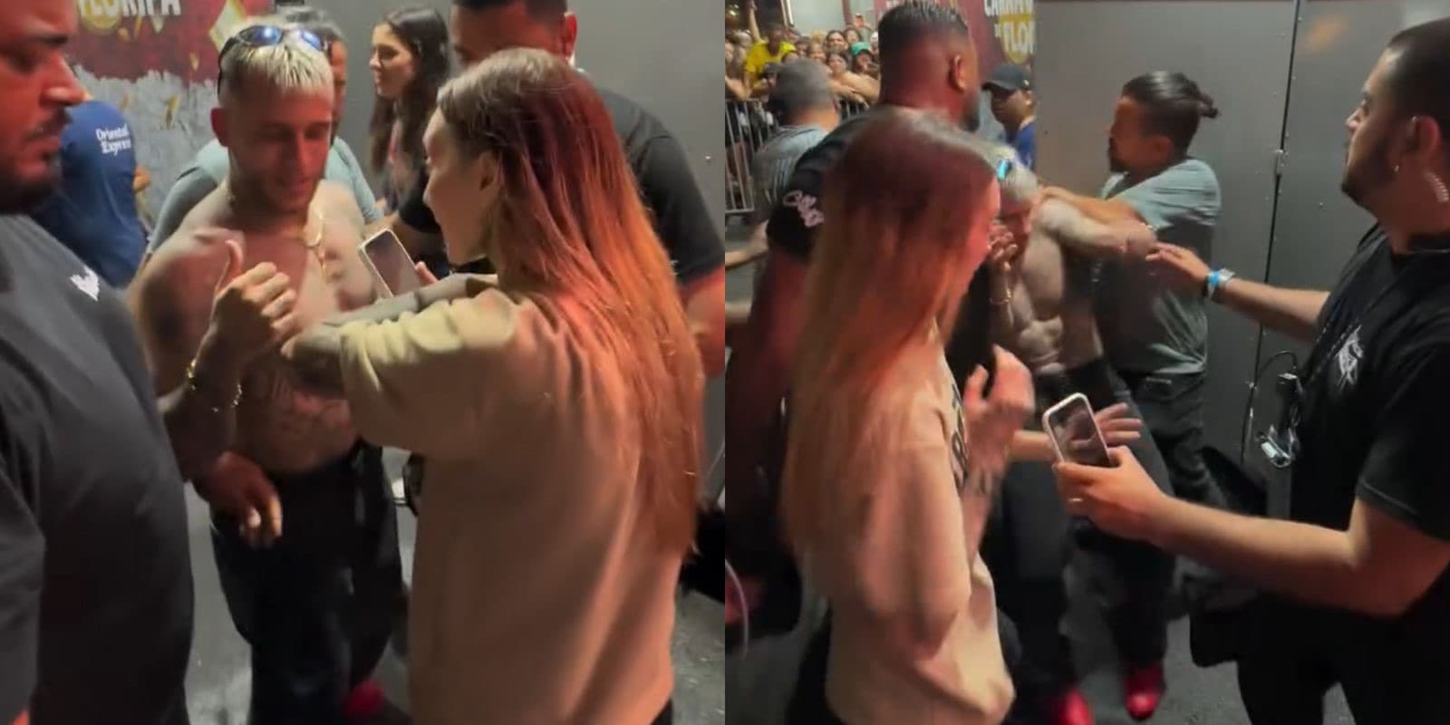Vídeo flagra momento que fã derruba MC Pedrinho após show no Carnaval de Florianópolis