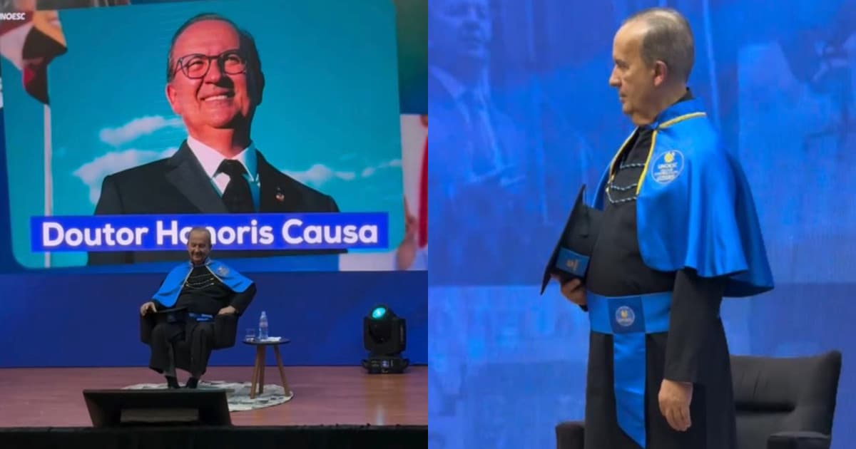 “Doutor Jorginho Mello”: governador recebe Honoris Causa de universidade catarinense