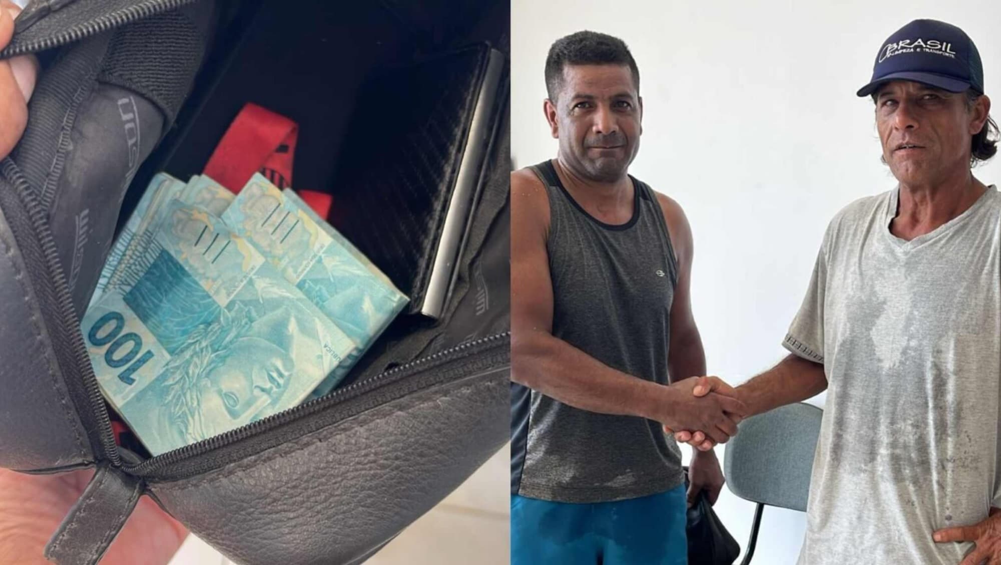 Homem encontra carteira com R$ 3,4 mil e devolve ao dono em Canelinha