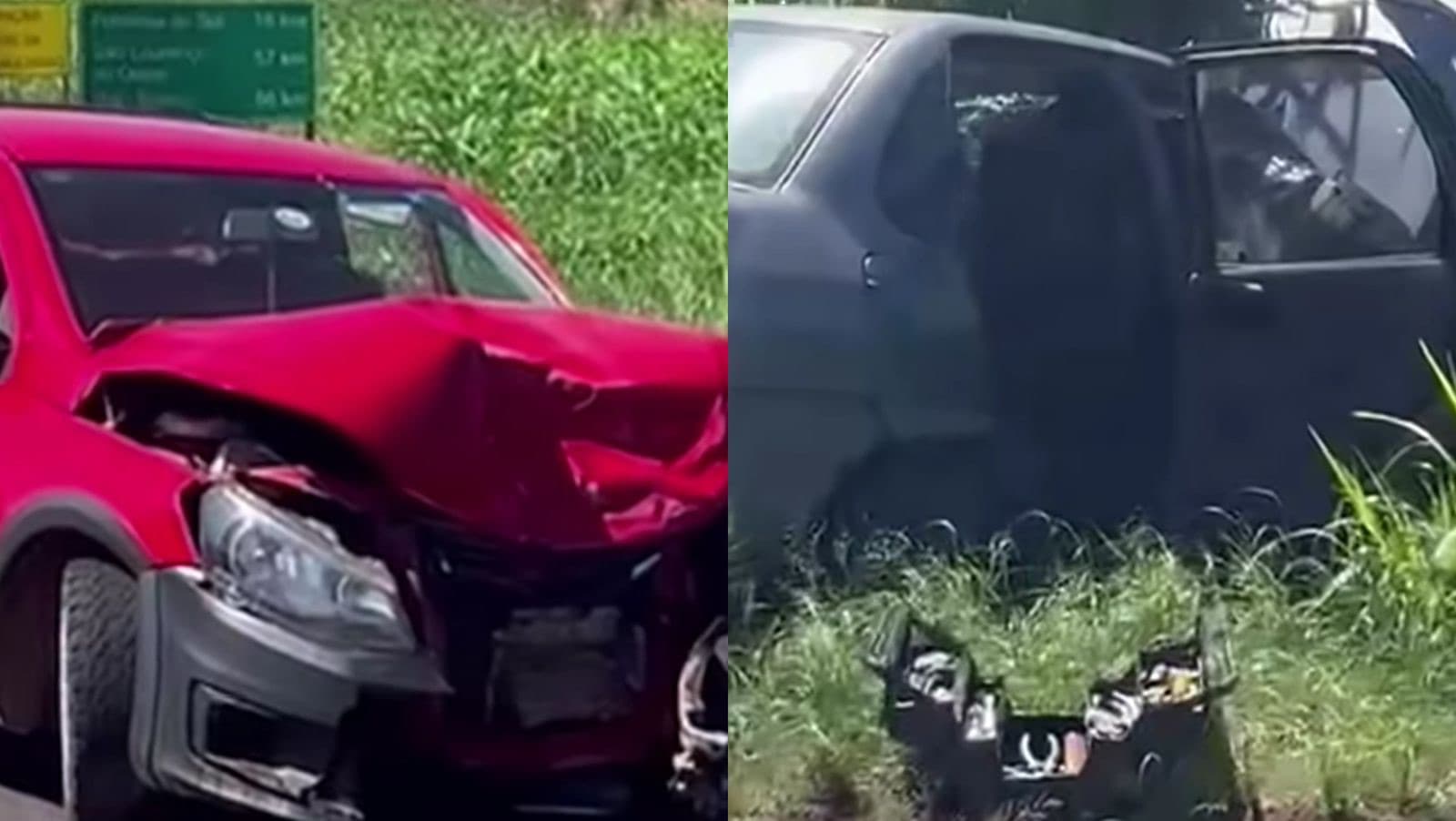 Criança morre após colisão entre dois veículos na SC-157