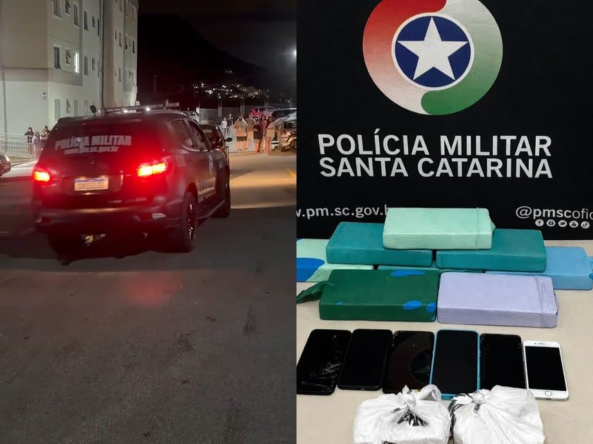 Bope é aplaudido por moradores após prisão de traficante com 10 kg de cocaína em Palhoça