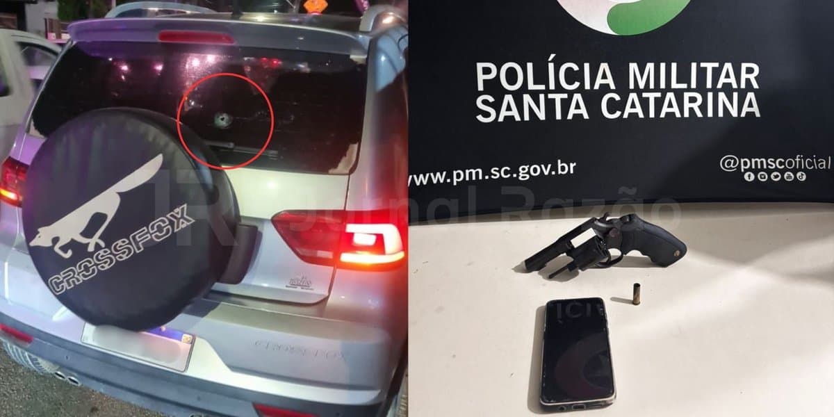 Homem embriagado atira contra veículo do ex-cunhado durante briga de família em Porto Belo