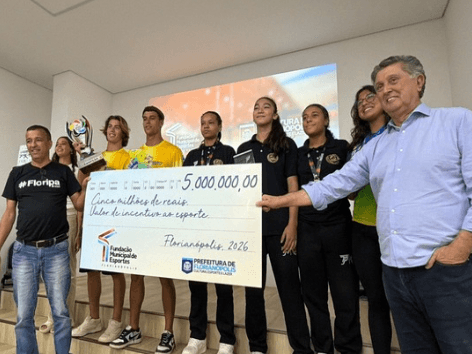 R$ 5 milhões para o esporte: Florianópolis abre editais e promete levar atletas aos pódios de SC