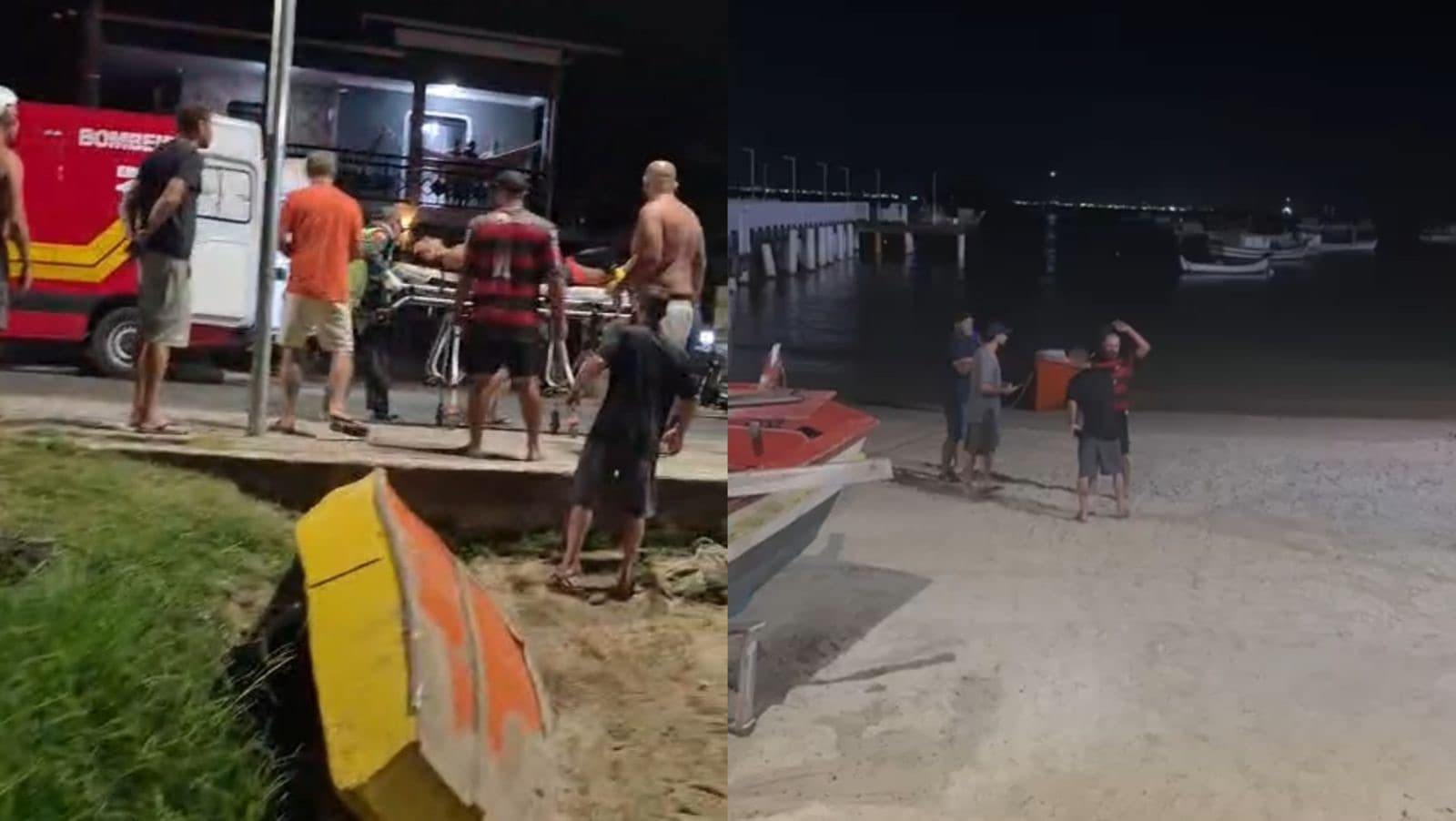 Pescador passa mal após vazamento de amônia em barco atuneiro e mobiliza bombeiros