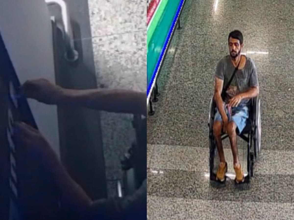 “Ousado”: cadeirante que arrombou loja na Grande Florianópolis é preso após invadir agência bancária