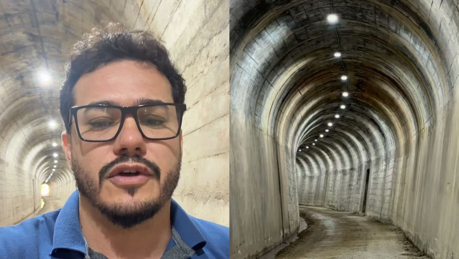 Vândalos atacam túnel ferroviário no Vale do Itajaí três dias após reabertura e prefeito pede ajuda da população