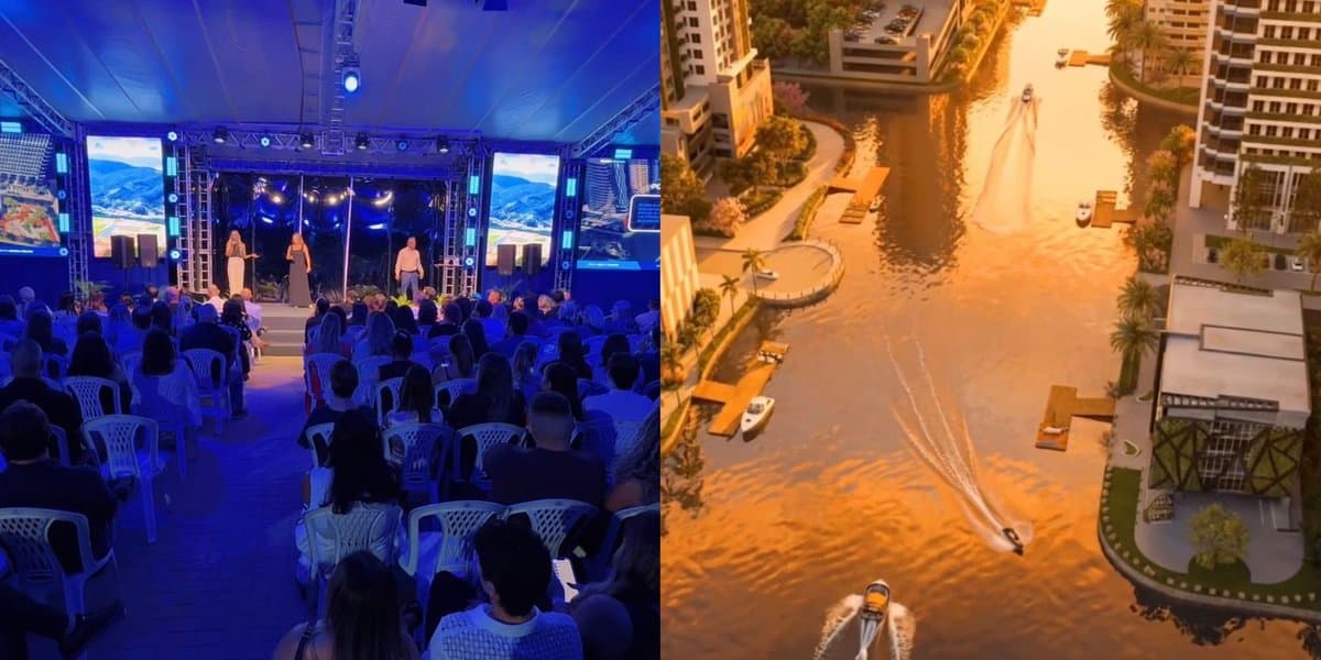 Projeto de R$ 17 bilhões promete transformar Biguaçu com prédios, marina e cidade inteligente