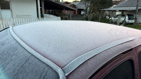 Serra registra -3,33°C e marca a menor temperatura de 2026 em SC