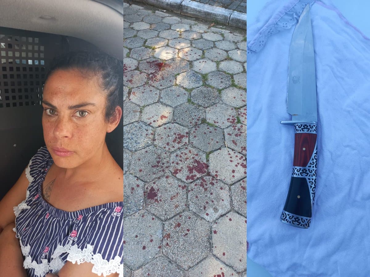 “Queria que ele morresse”: mulher é presa após esfaquear marido no pescoço em Bombinhas