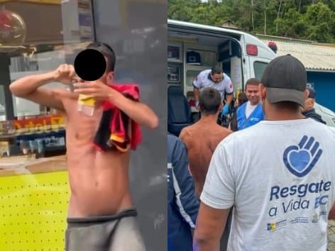Usuário gravado consumindo crack no Centro de Balneário Camboriú é internado involuntariamente