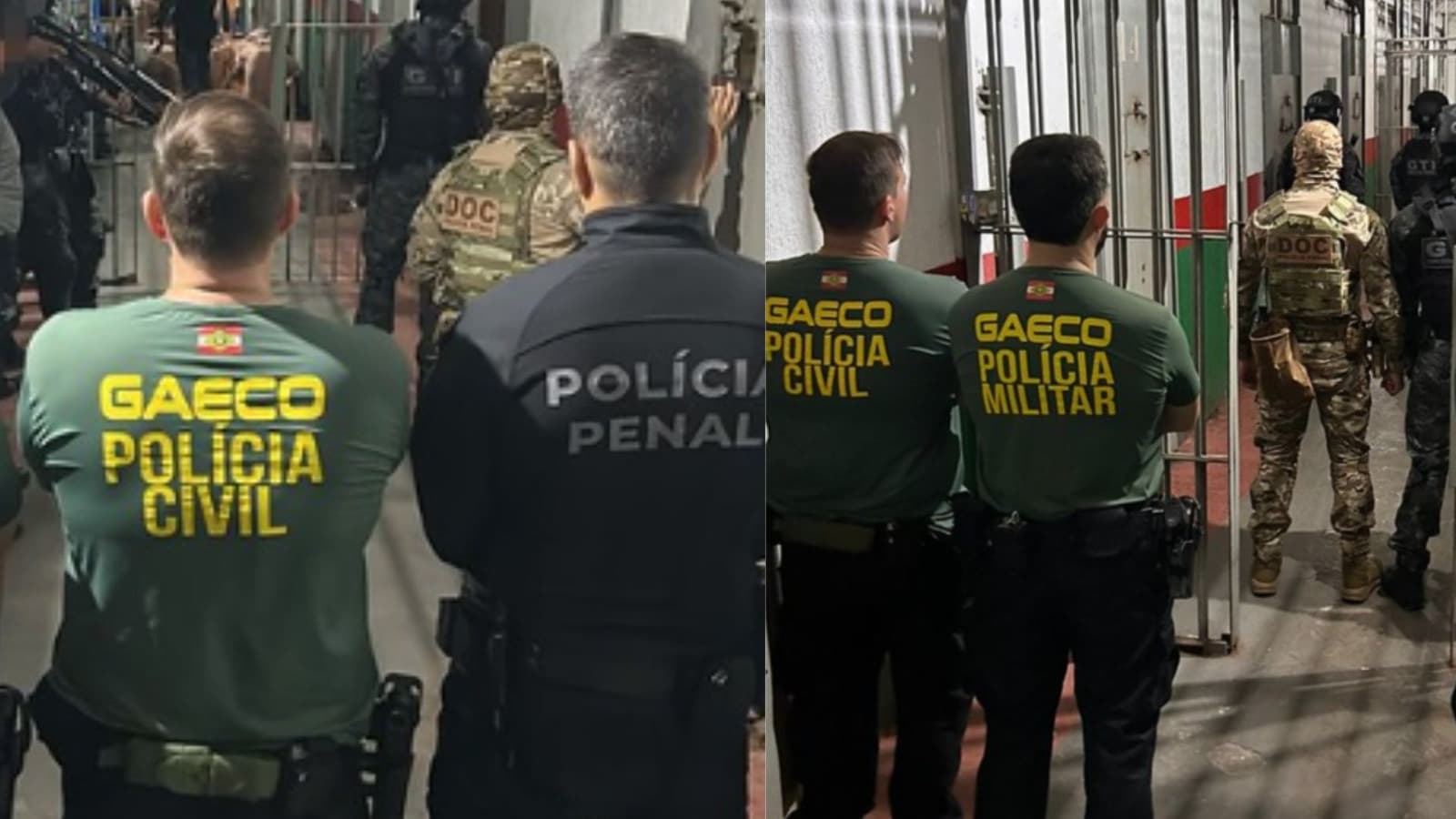 Operação Fronteira Sul mira facção que atua dentro e fora dos presídios em SC e no RS