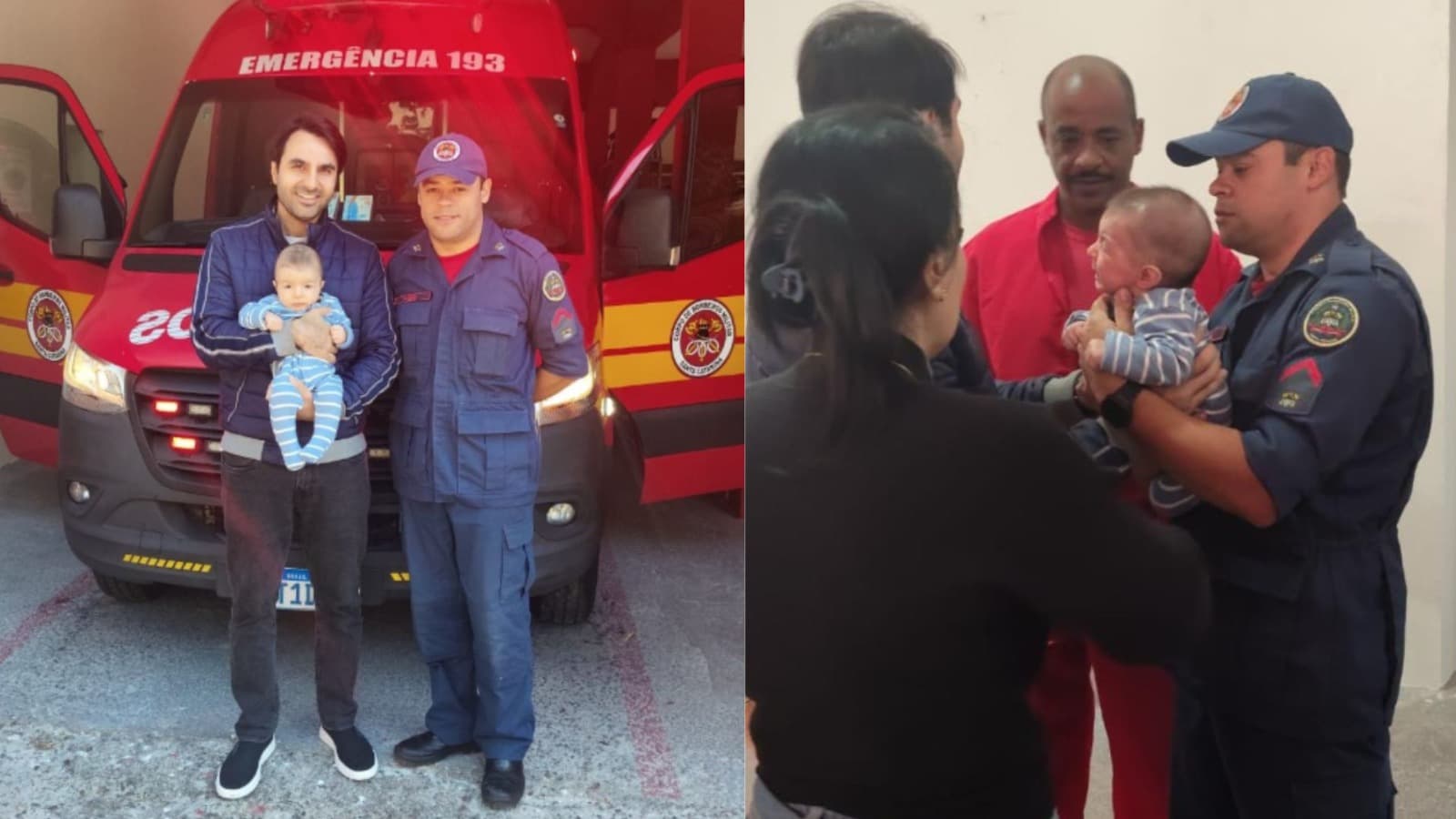 “Desespero e alívio”: bebê volta a respirar após ação rápida de bombeiro em SC