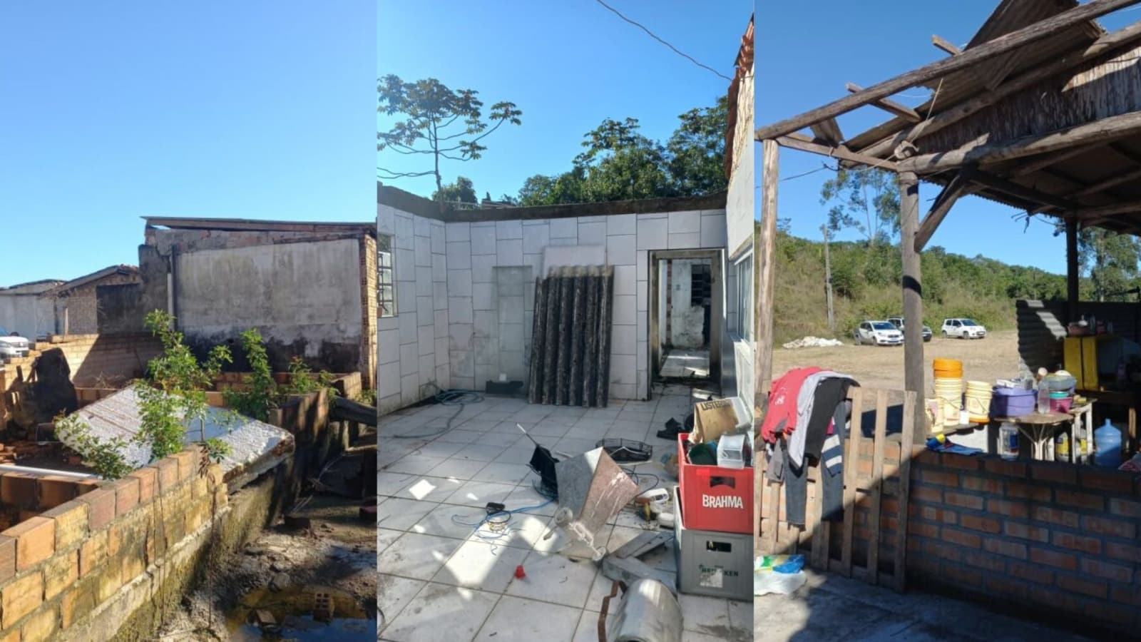 Força-tarefa encontra foragido da Justiça e famílias em ocupação irregular em Gaspar