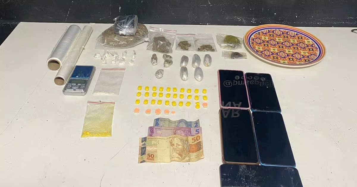 Operação da PM em Itajaí termina com quatro presos e apreensão de maconha, ecstasy e MDMA