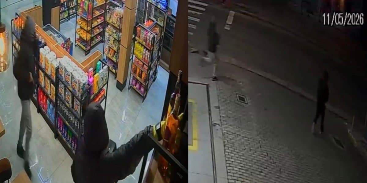 “Menos de 1 minuto”: trio rende funcionário e esvazia caixa e prateleiras de whisky na Grande Florianópolis