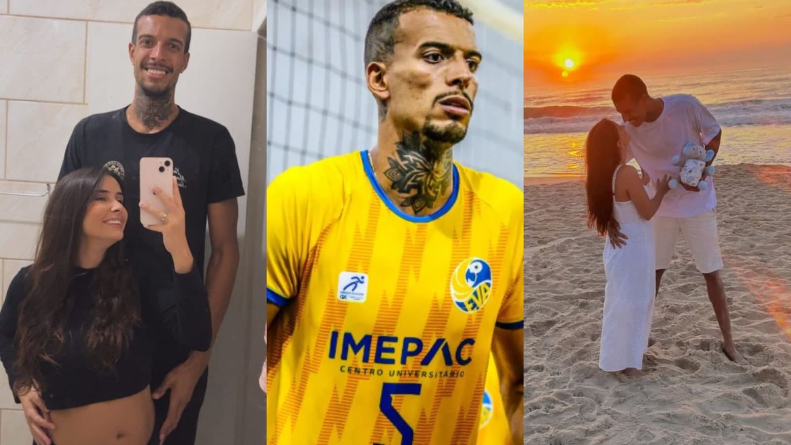“Cuida da gente aí de cima”: ex-jogador de vôlei morre aos 29 anos em São José à espera do primeiro filho