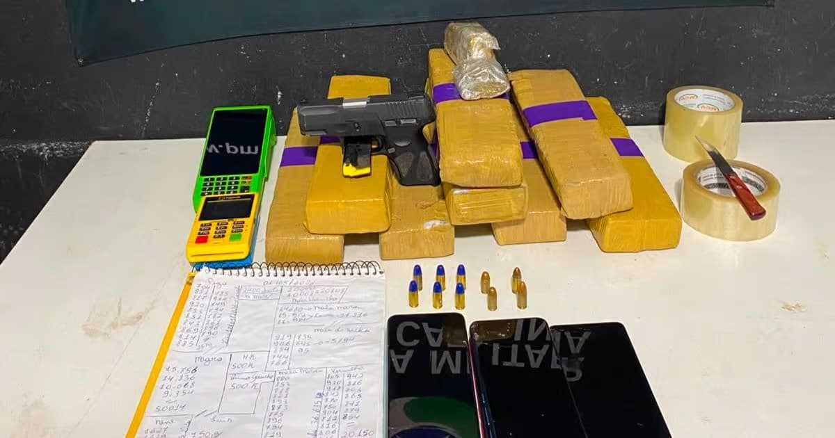 Maconha e pistola com numeração raspada são apreendidos; três pessoas são presas em Itajaí