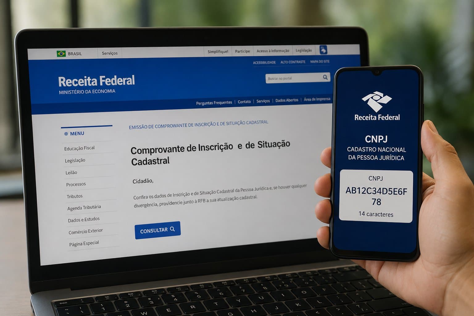 Receita Federal passa a emitir CNPJ com letras e números a partir de 31 de julho
