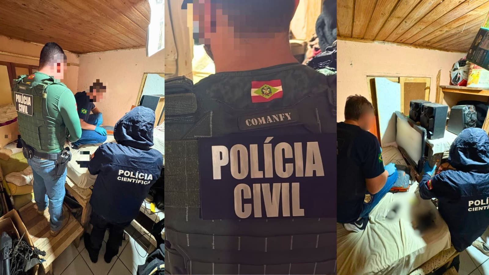 Pela terceira vez, homem é alvo de busca do GAECO por abuso sexual infantil em Camboriú