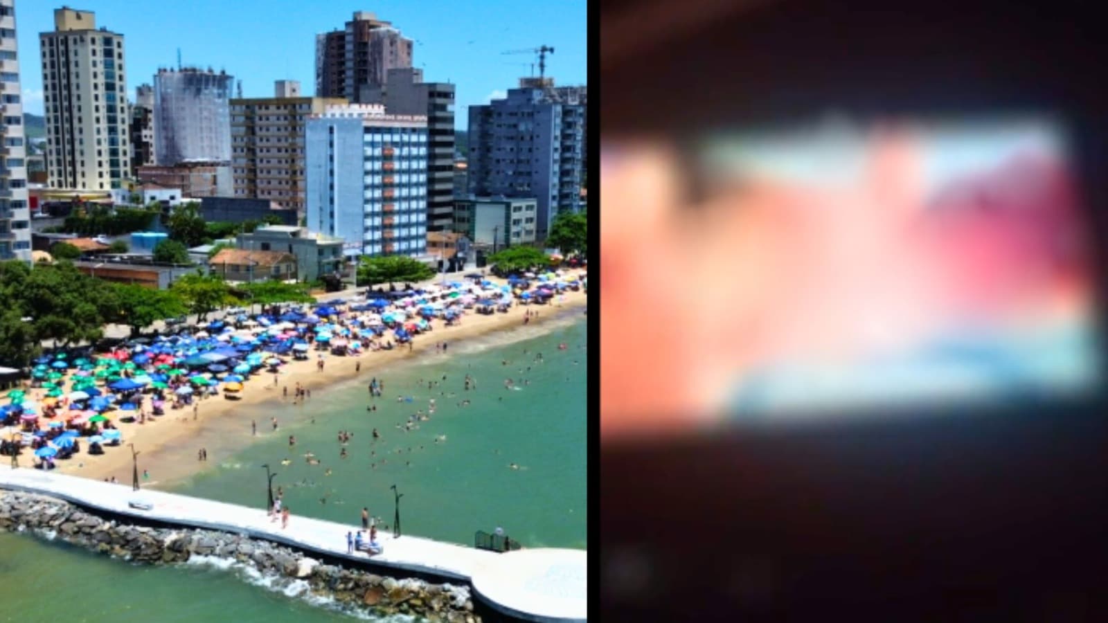 Painel de LED na entrada de Balneário Piçarras é invadido por hackers e exibe sexo explícito a moradores