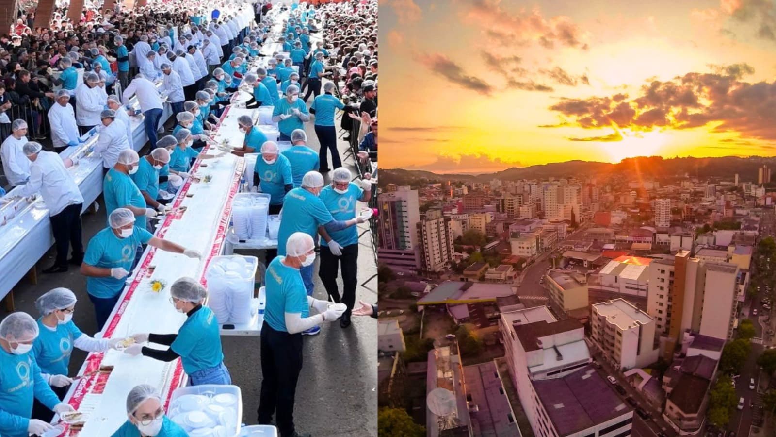 Bolo de 92 metros, mortadela e show: veja como será a festa de aniversário de Concórdia