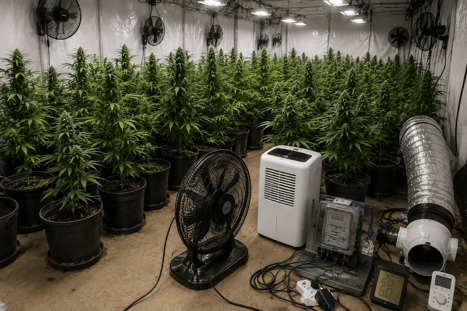 Polícia Civil apreende plantas de maconha e identifica furto de energia em Blumenau