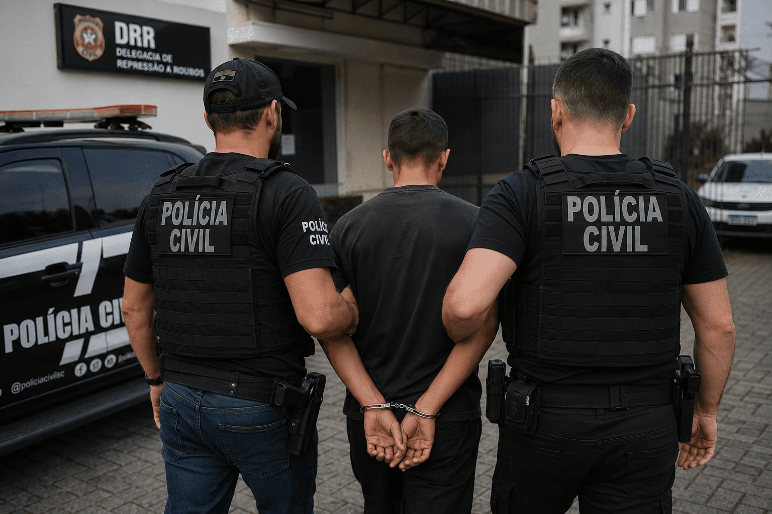 Polícia Civil prende suspeito de roubos contra motoristas de aplicativo